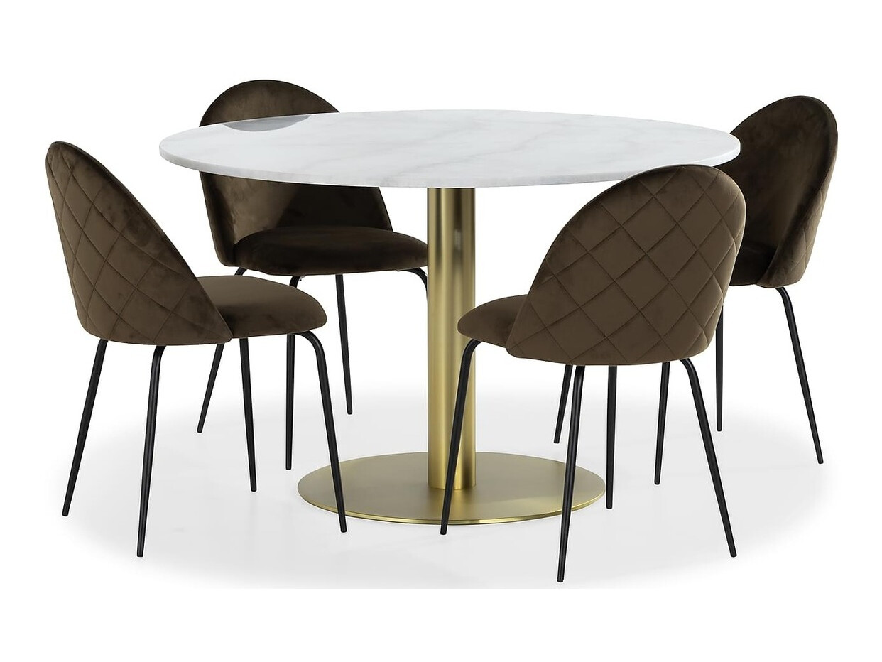 Étkezőgarnitúra Flint 137 (Chaki + Fekete)