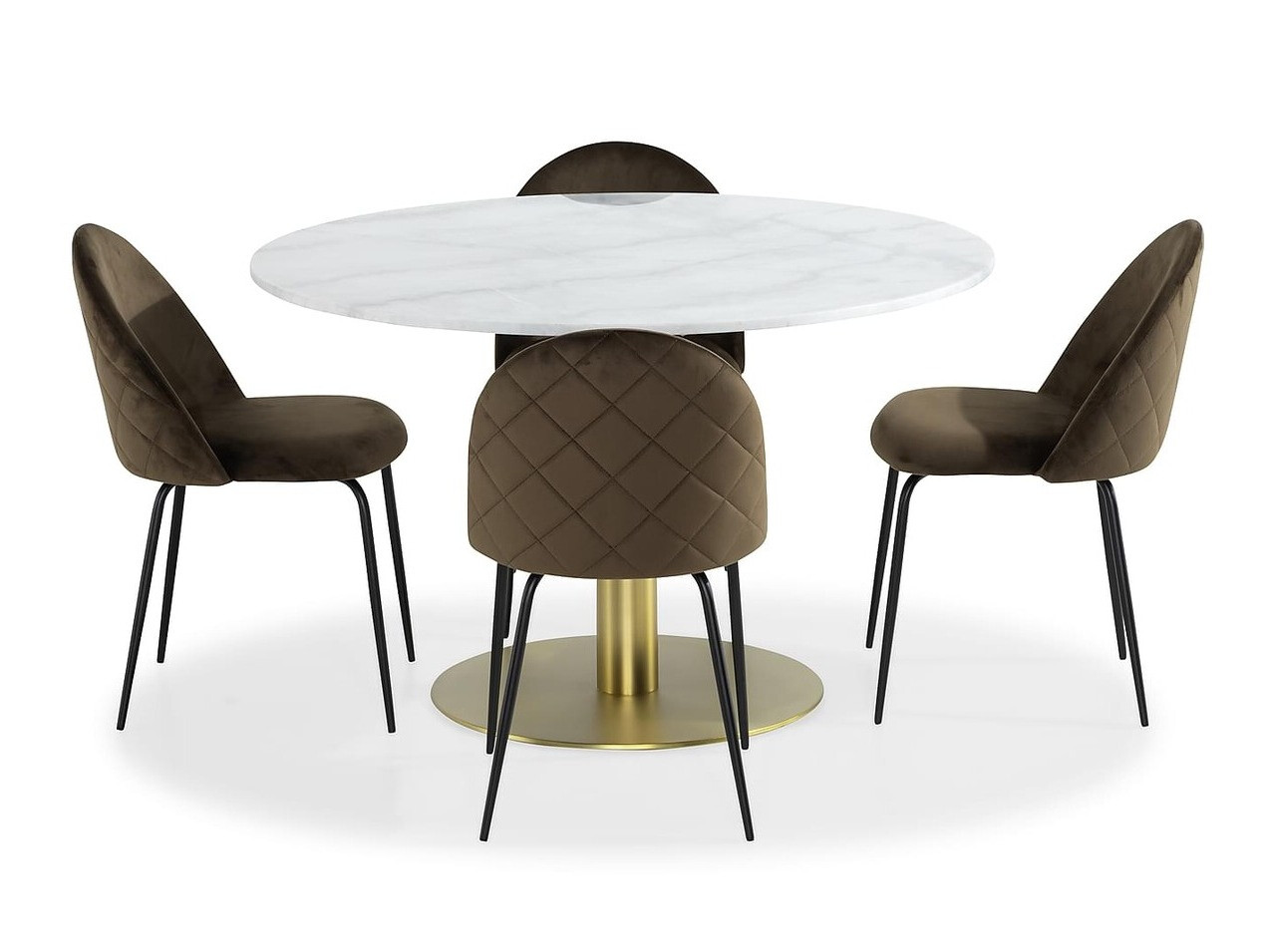 Étkezőgarnitúra Flint 137 (Chaki + Fekete)