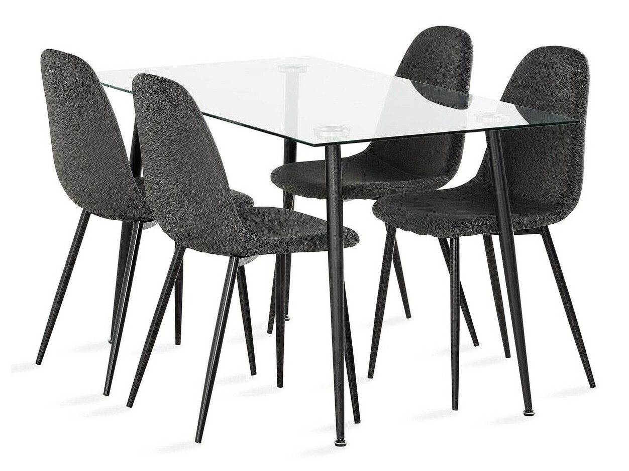 Étkezőgarnitúra Parkland 335 (Sötétszürke)