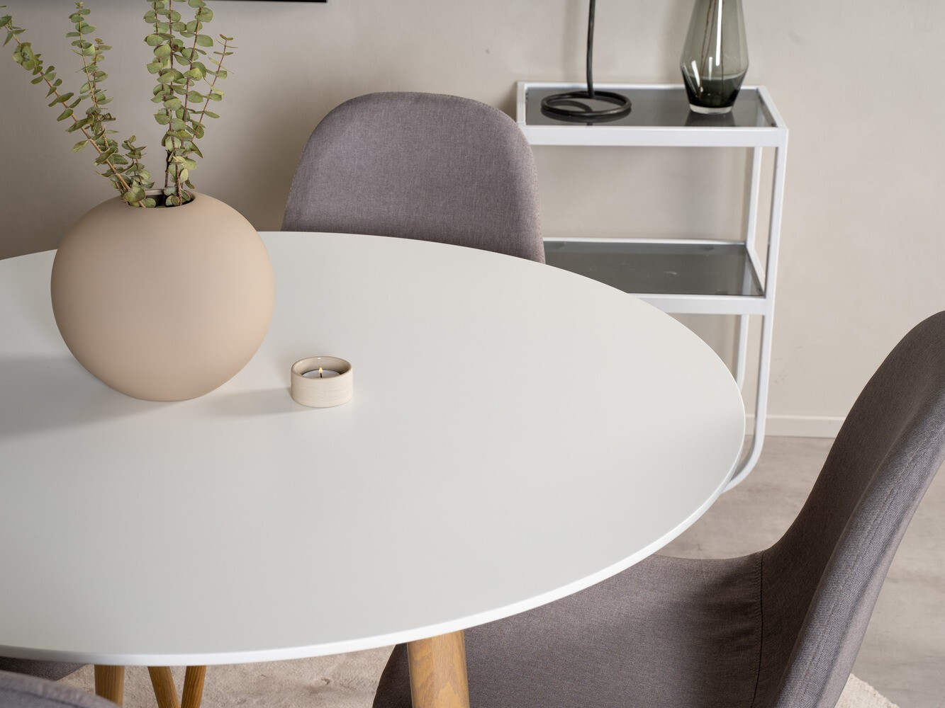 Étkezőgarnitúra Dallas 291 (Szürke + Tölgy)