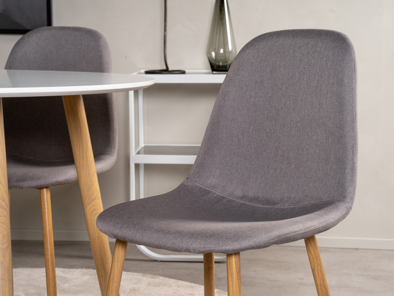 Étkezőgarnitúra Dallas 291 (Szürke + Tölgy)