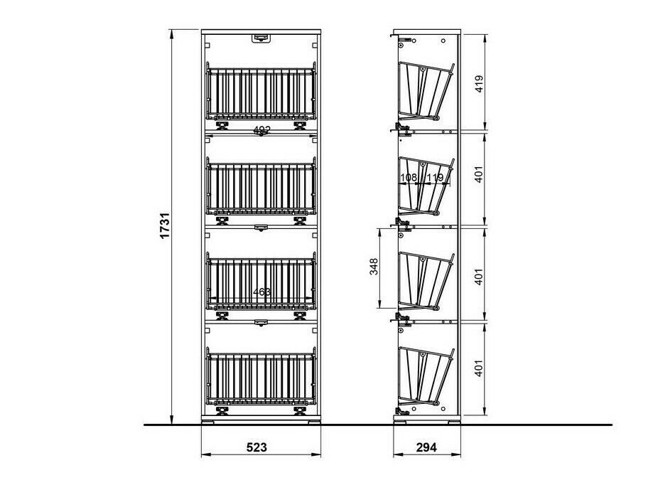 Cipősszekrény szett Veltena 111
