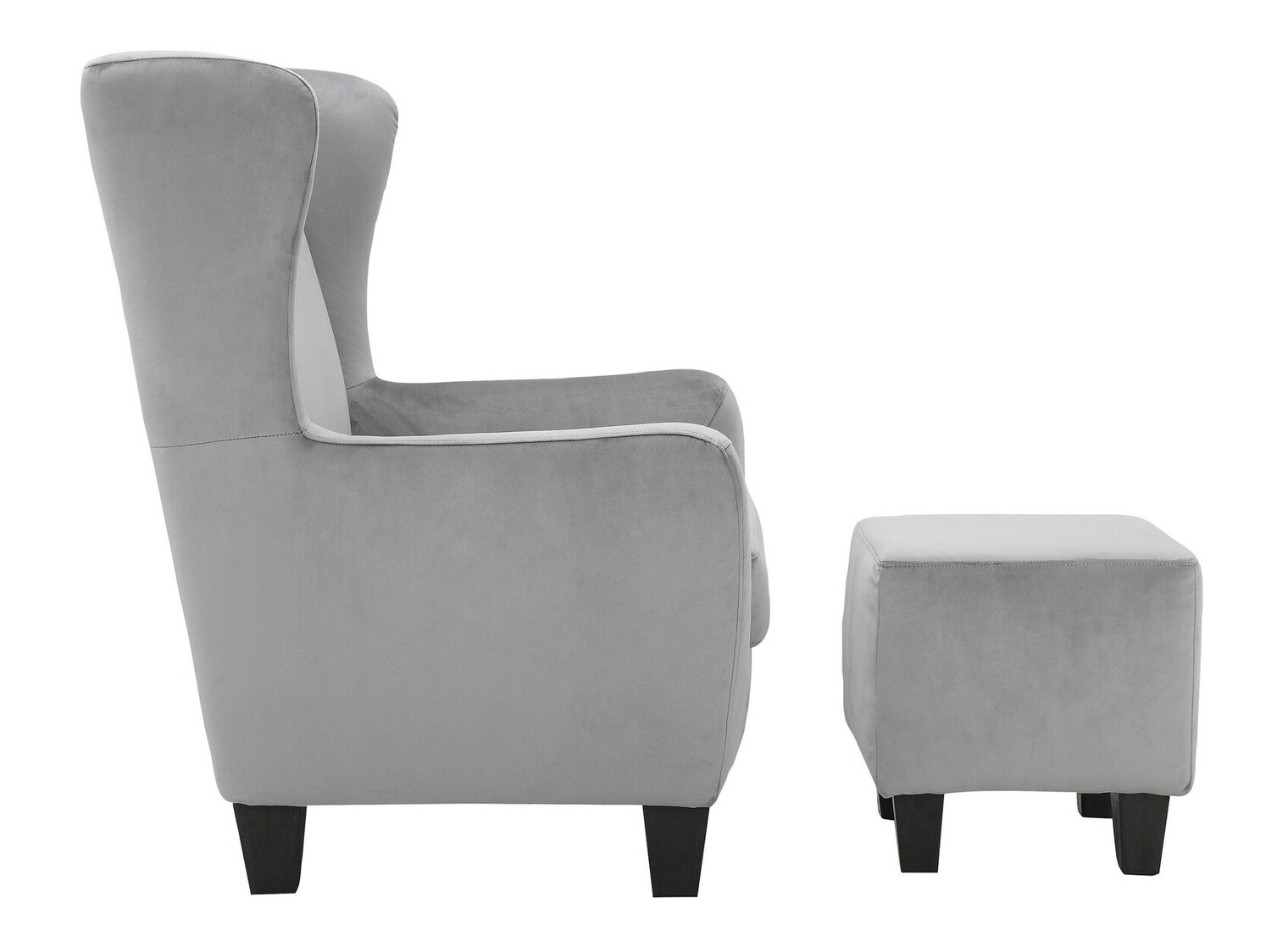 Fotel Denton 641 (Szürke + Fekete)