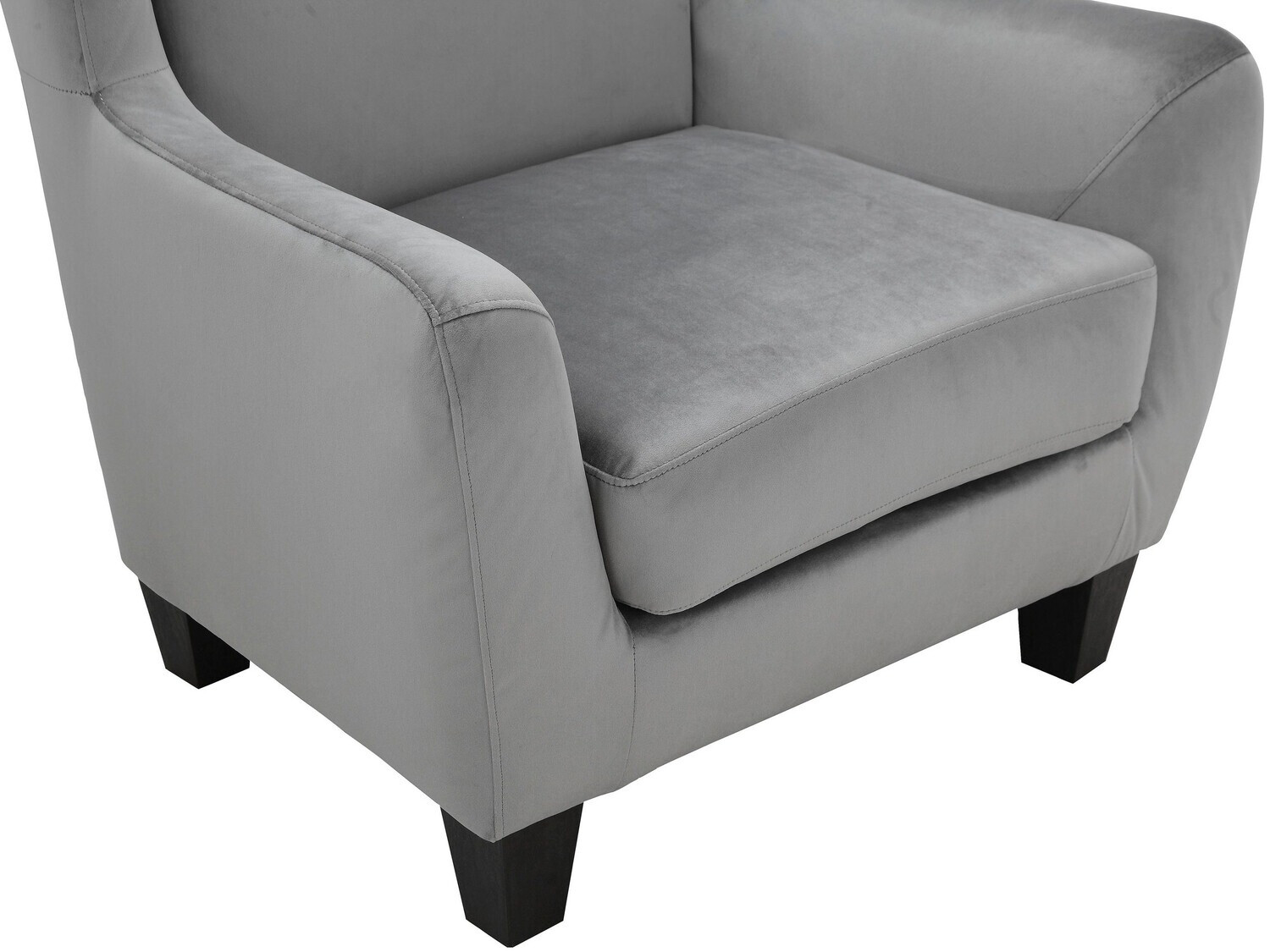 Fotel Denton 641 (Szürke + Fekete)