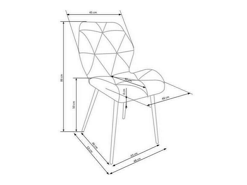 Szék Houston 1234 (Szürke)