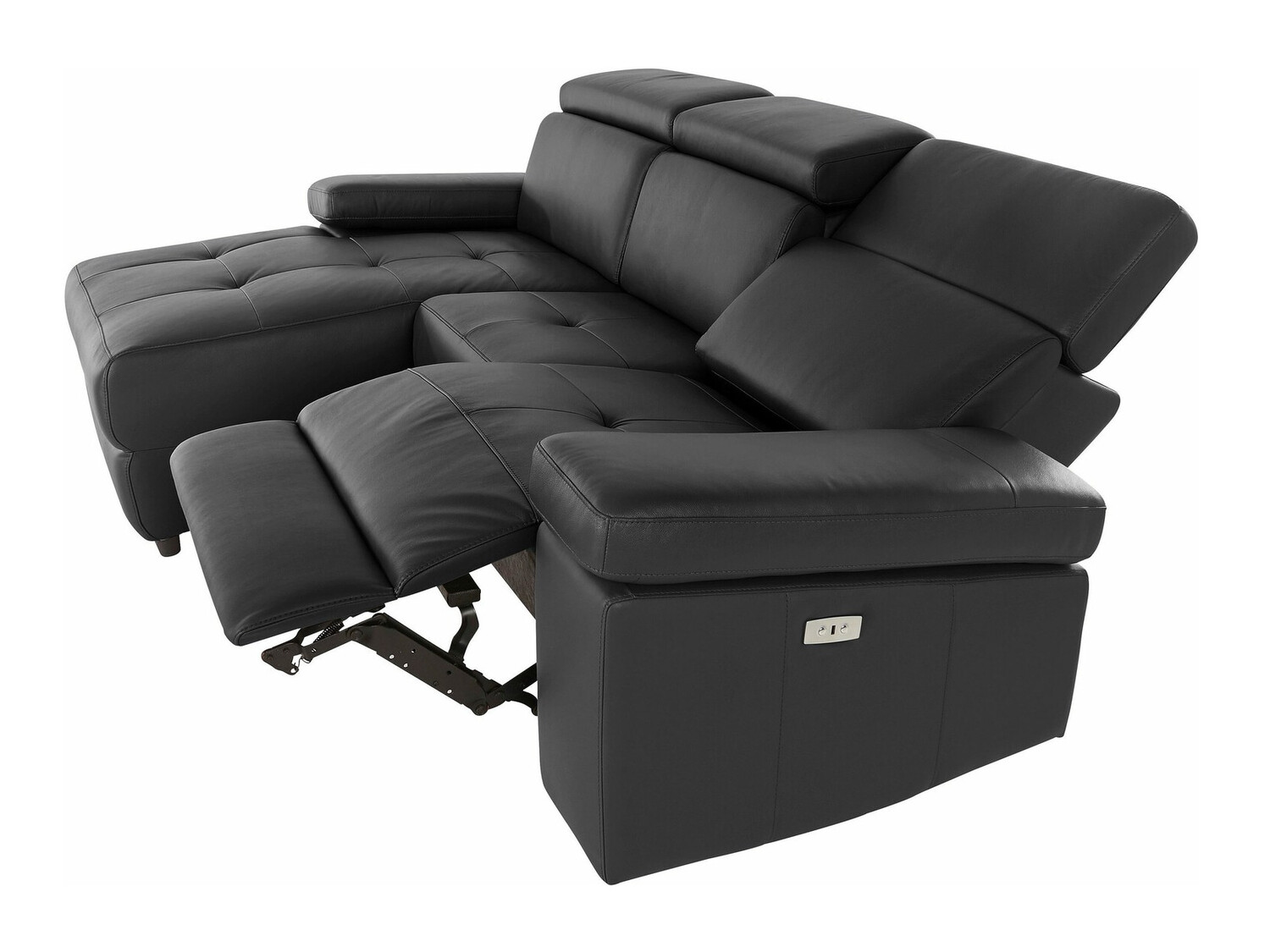 Relax sarokkanapé Denton 1492 (Fekete)