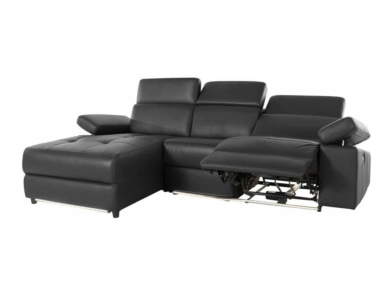 Relax sarokkanapé Denton 1492 (Fekete)