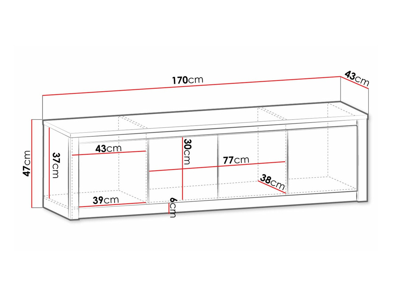 Szekrény Deldale 104 (Artisan tölgy + Szürke)