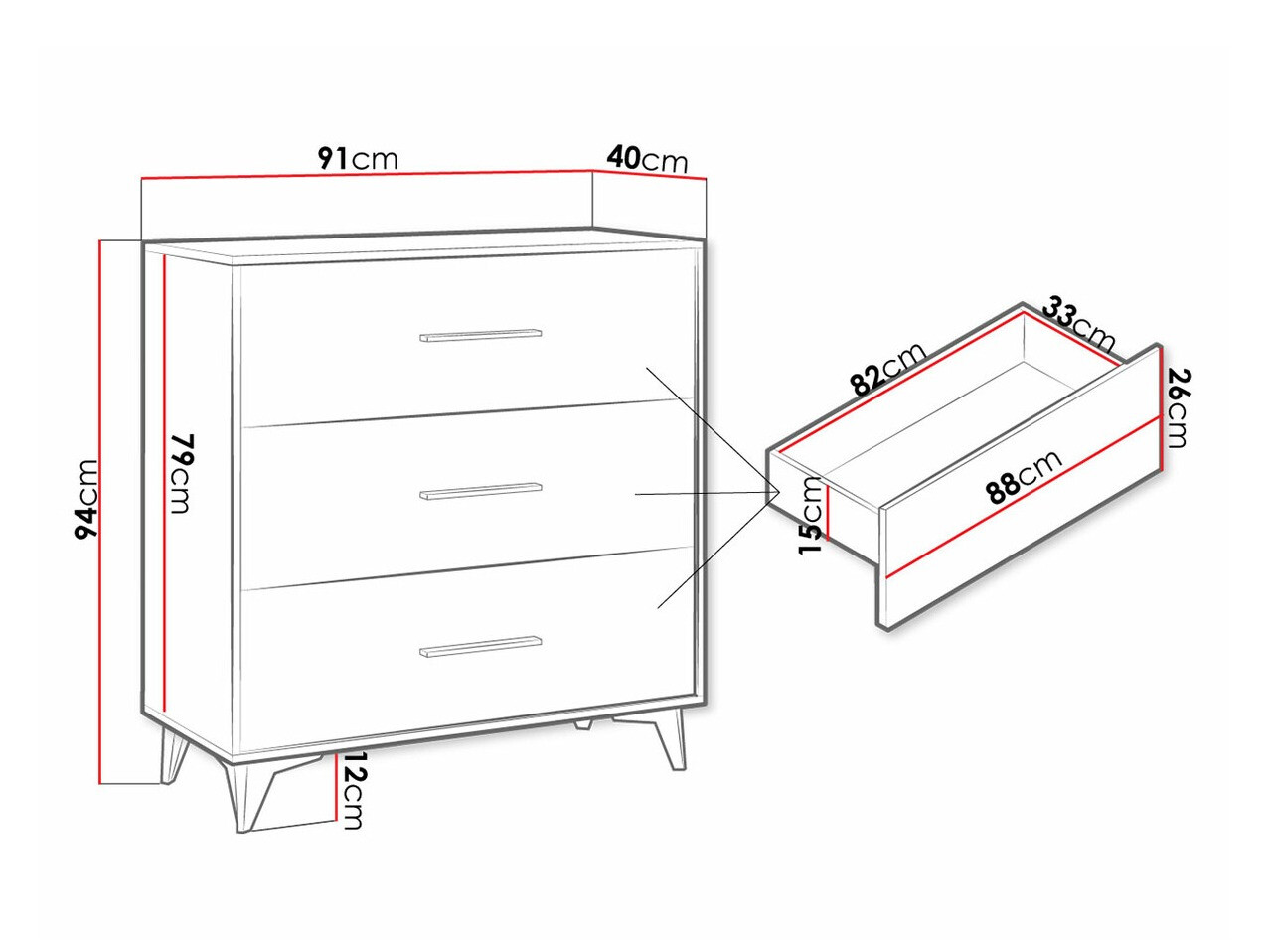 Komód Avimora 101 (Dió)