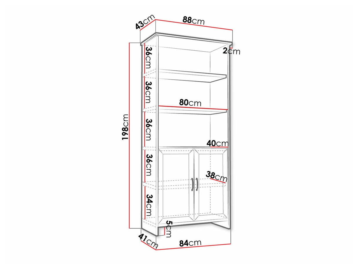 Könyvespolc Elblevo 104