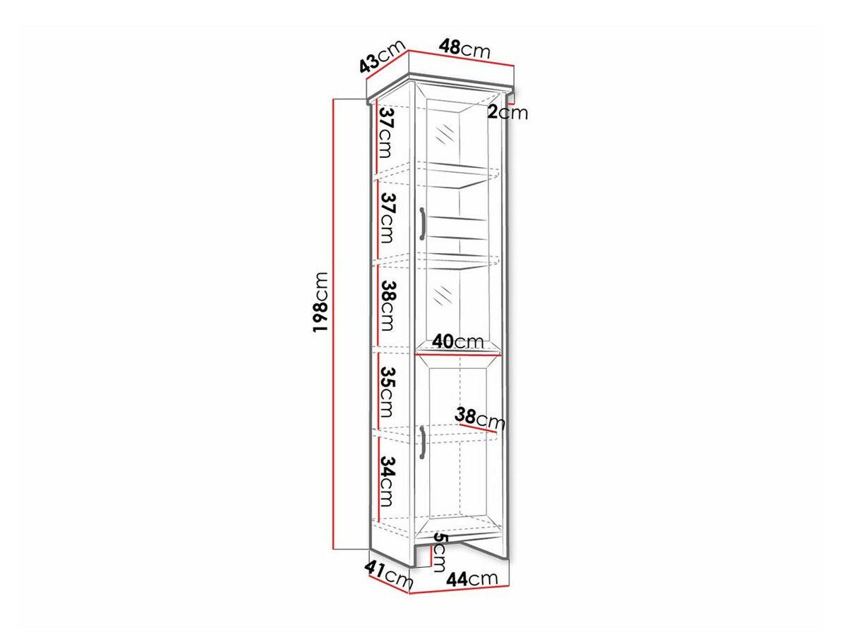 Könyvespolc Elblevo 106