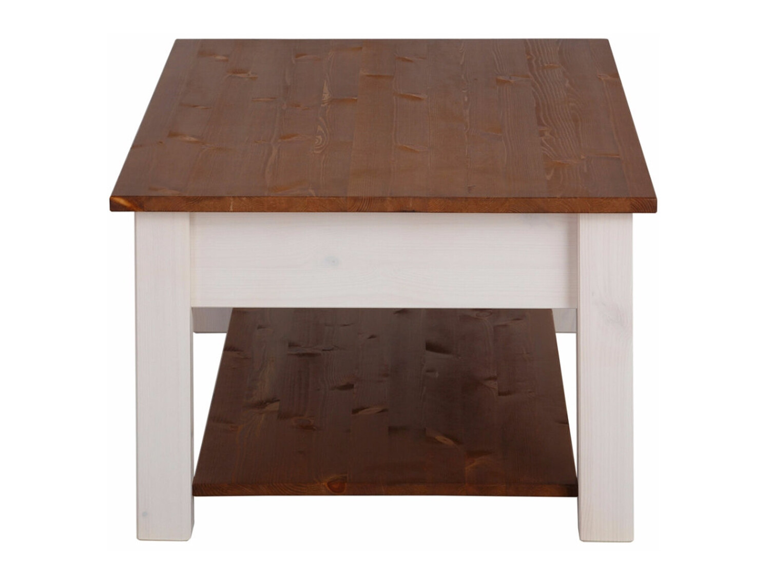 Dohányzóasztal Denton 754 (Fehér + Mézes tölgy)