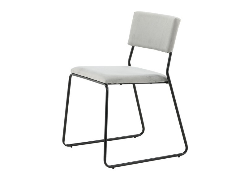 Szék Dallas 2613 (Világosszürke + Fekete)