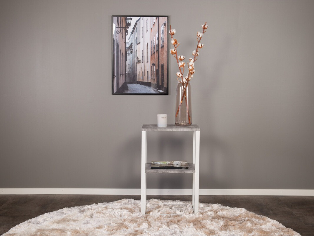 Kisasztal Dallas 3219 (Fehér + Beton)