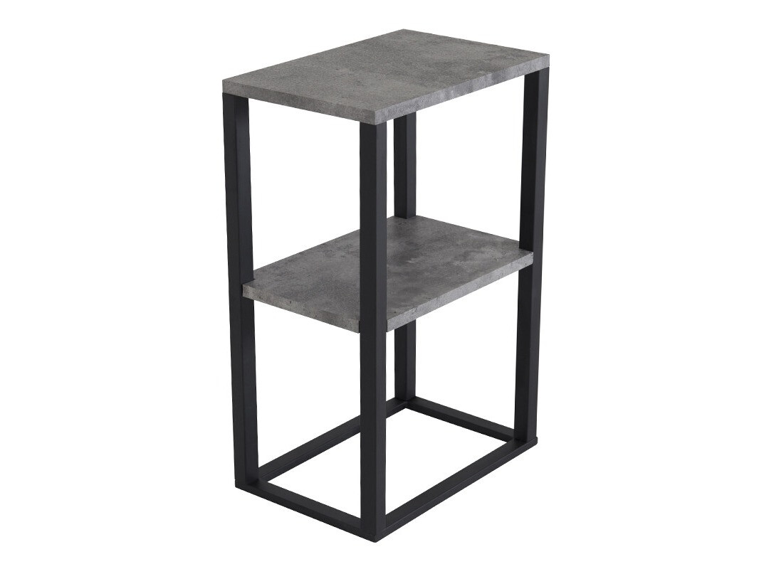 Kisasztal Dallas 3219 (Fekete + Beton)