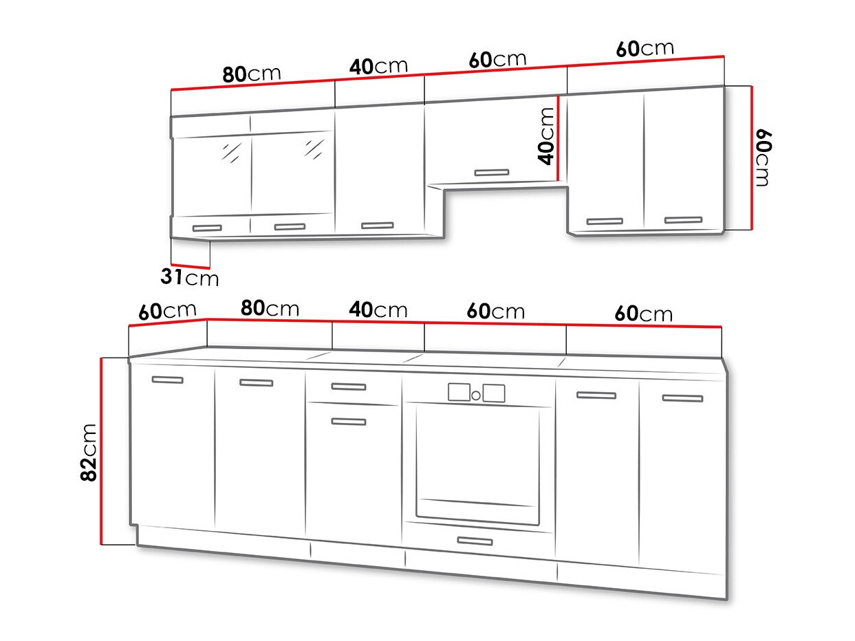 Konyhabútor Tucson 162