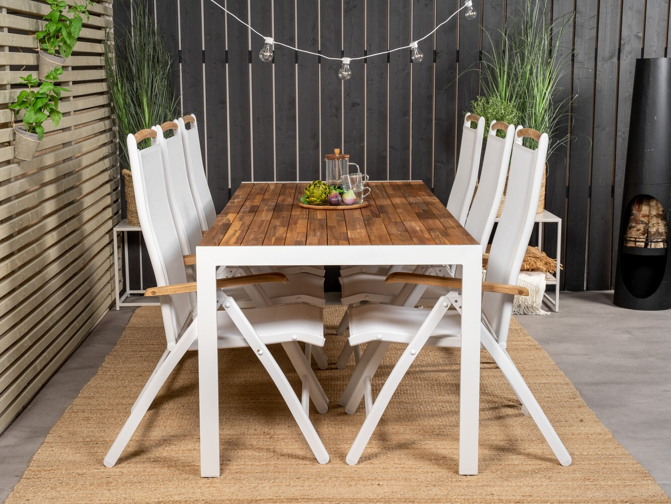 Asztal és szék garnitúra Dallas 613