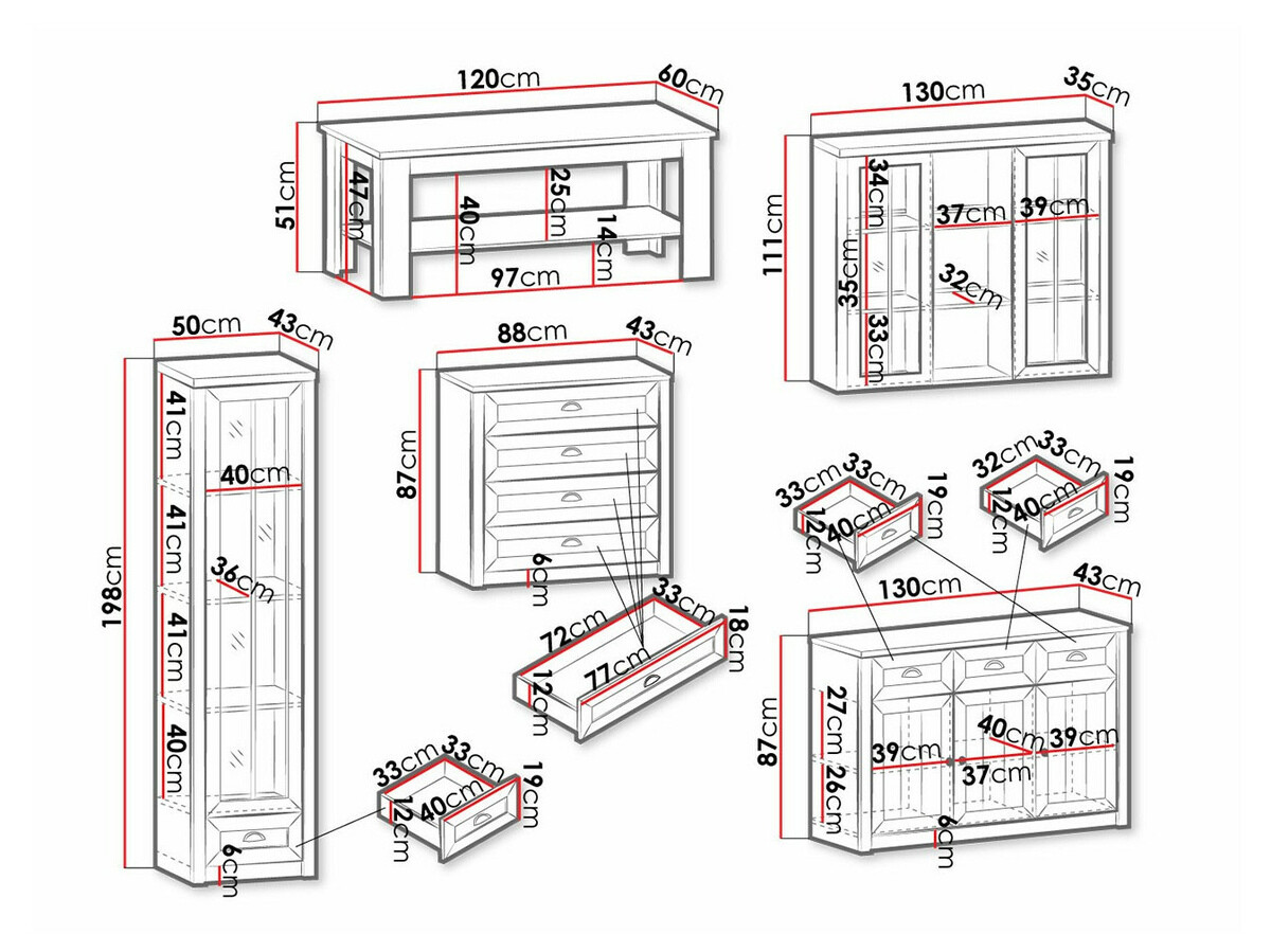 Nappali szett Ferdore 162