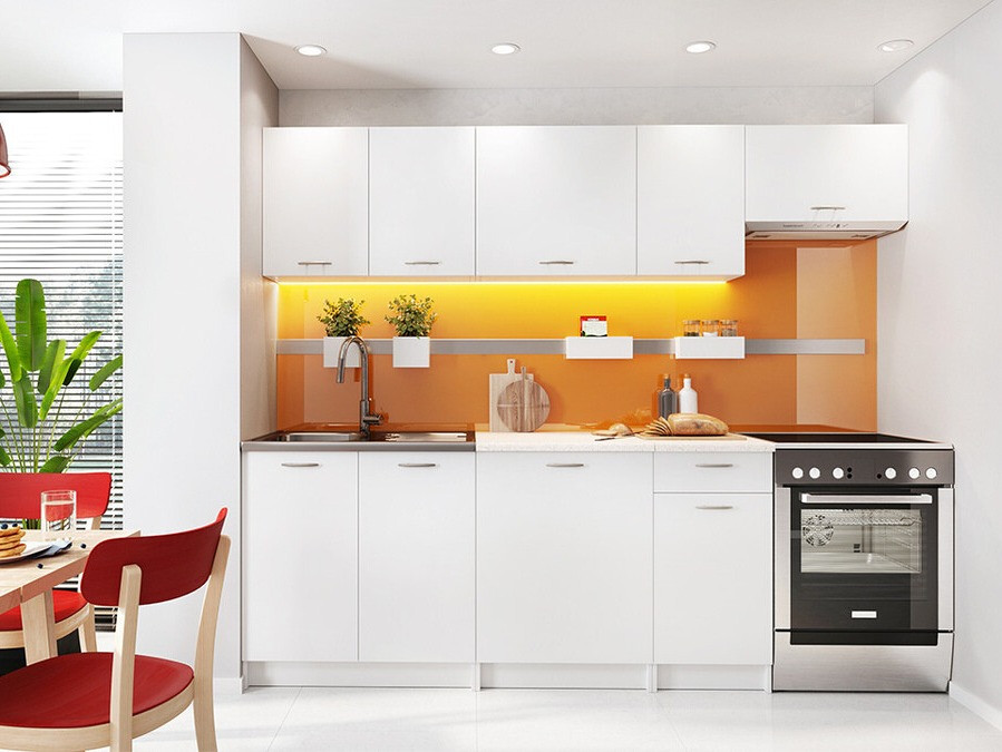 Konyhabútor Trenton 105 (Fehér + Beige)