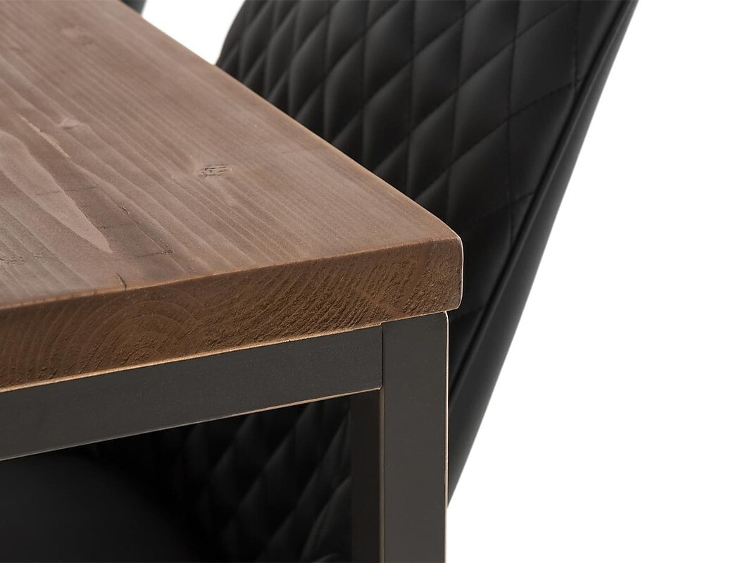 Étkezőgarnitúra Parkland 249 (Barna + Fekete)