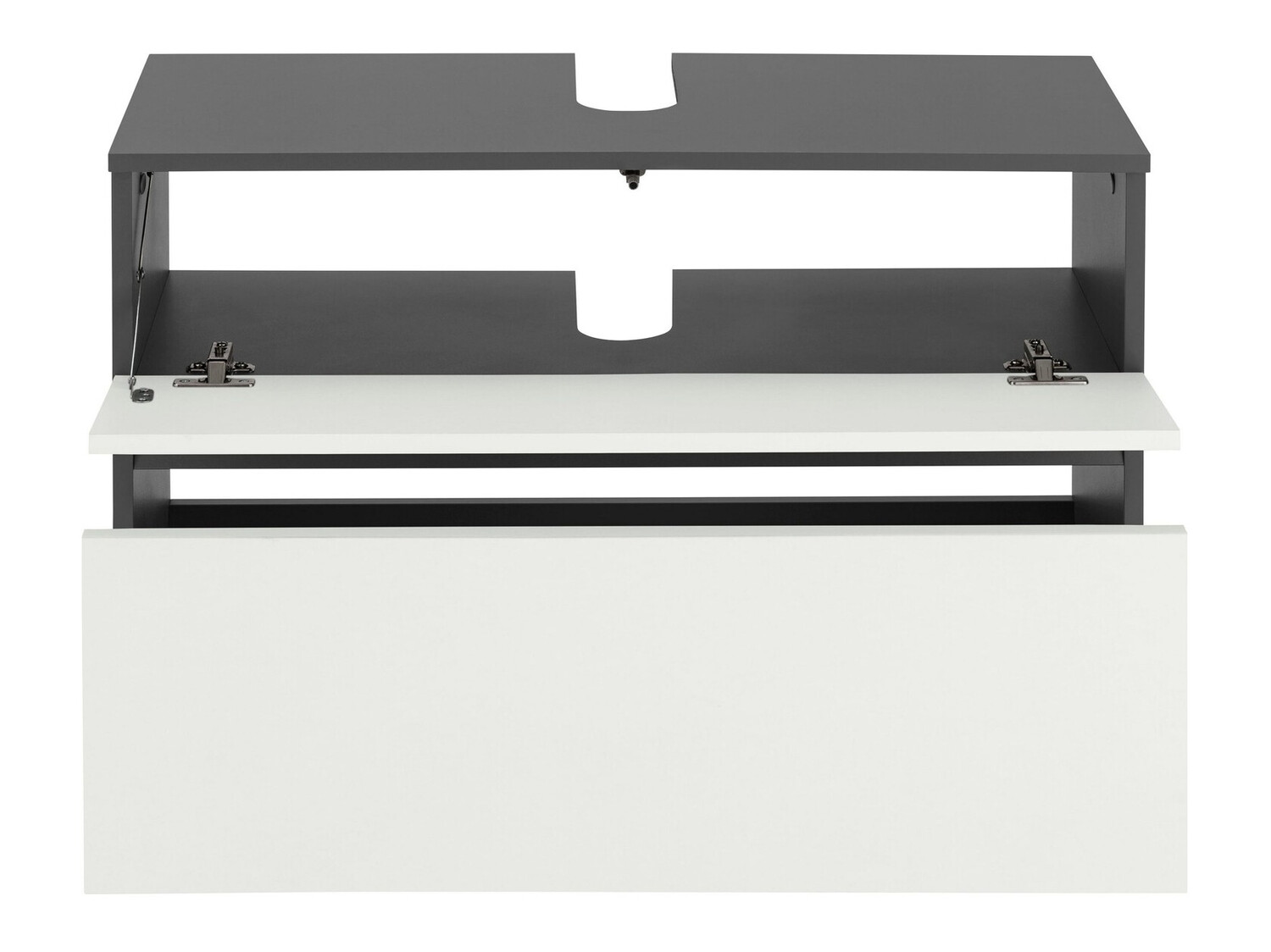 Mosdó alatti szekrény Soncamu 109 (Fehér + Antracit)