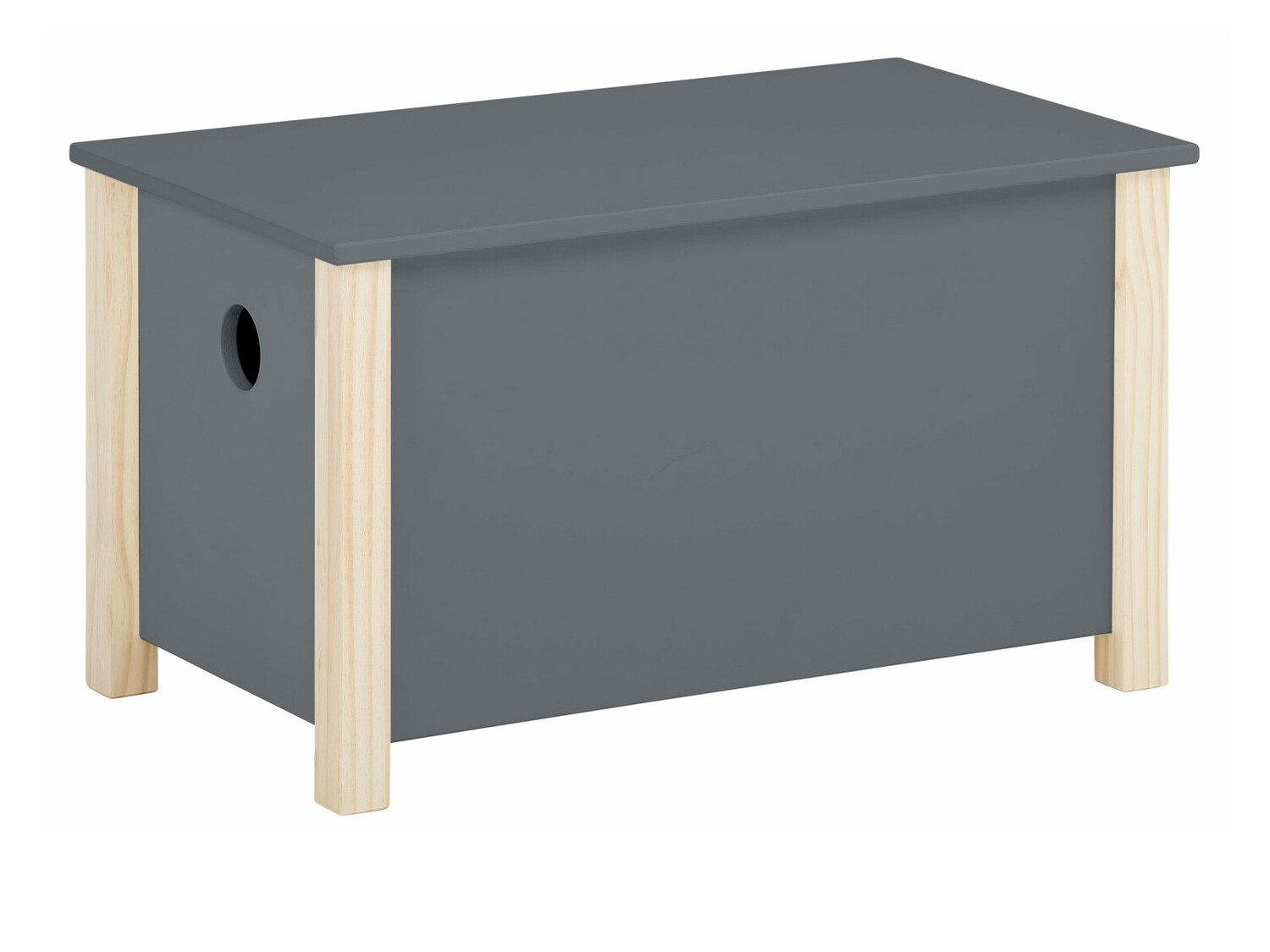 Tárolódoboz Fenmele 108 (Szürke + Világos fa)