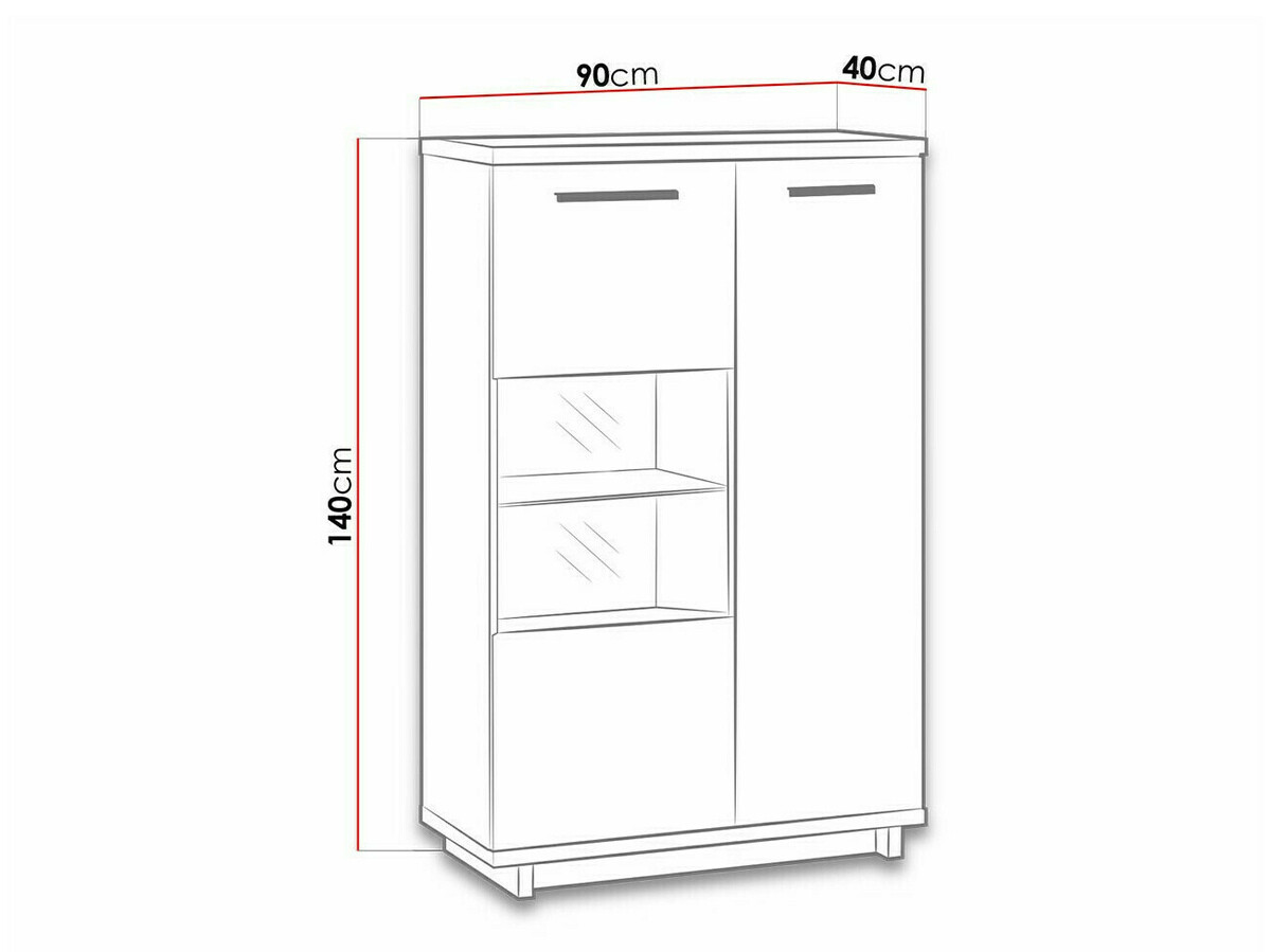 Könyvespolc Morlira 110