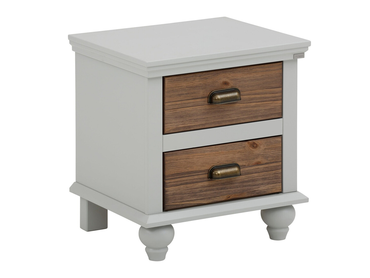 Éjjeliszekrény Tivmeri 101 (Szürke + Barna)