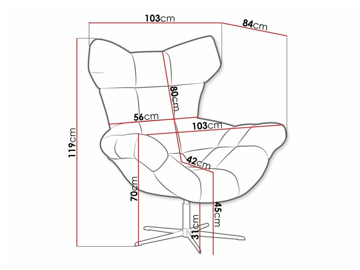 Fotel Indiana 146 (Monolith 84)