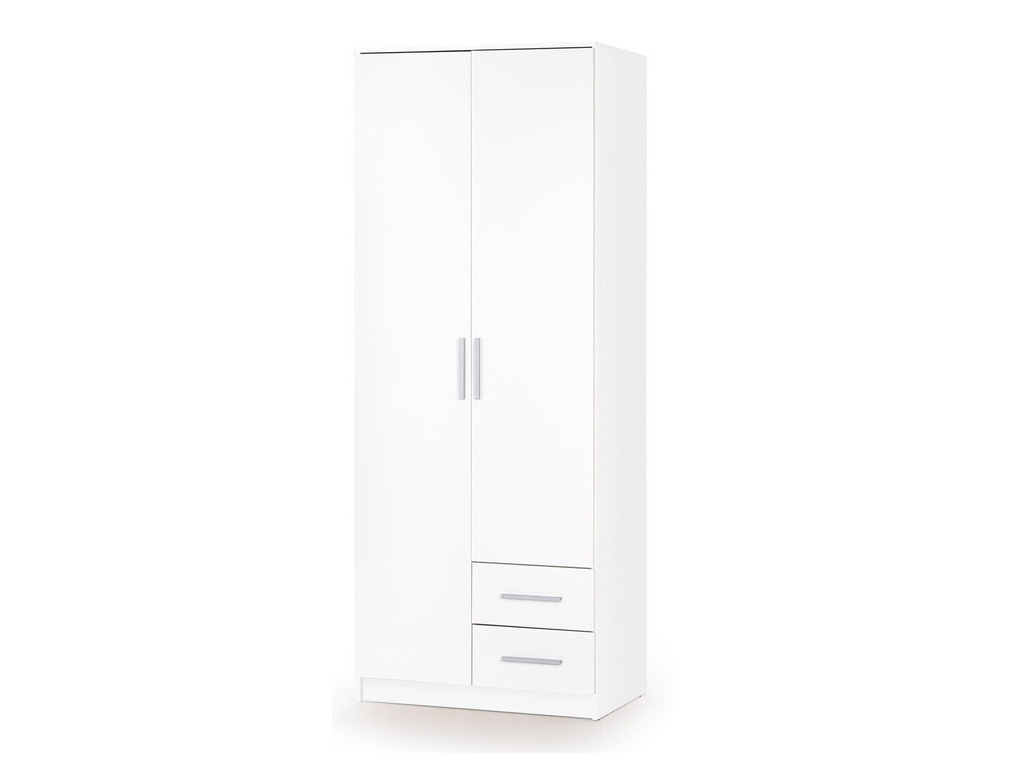 Gardróbszekrény Cirveso 112 (Fehér + Fényes fehér)