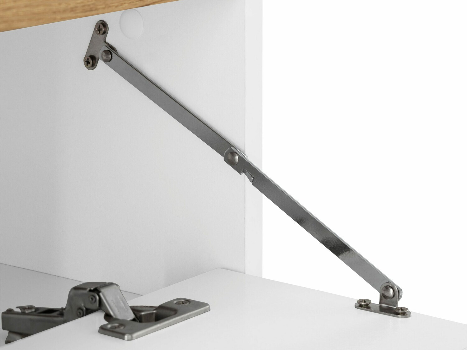 Mosdó alatti álló szekrény Denton 840 (Fehér + Tölgy)