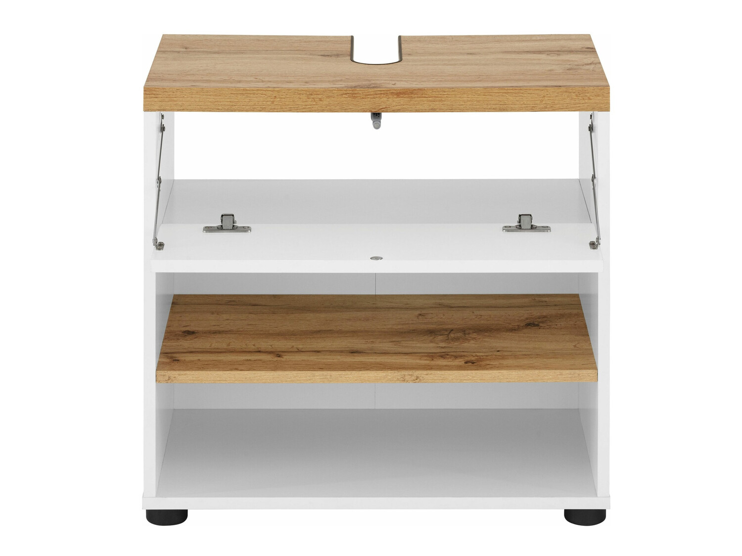 Mosdó alatti szekrény Denton 840 (Fehér + Tölgy)