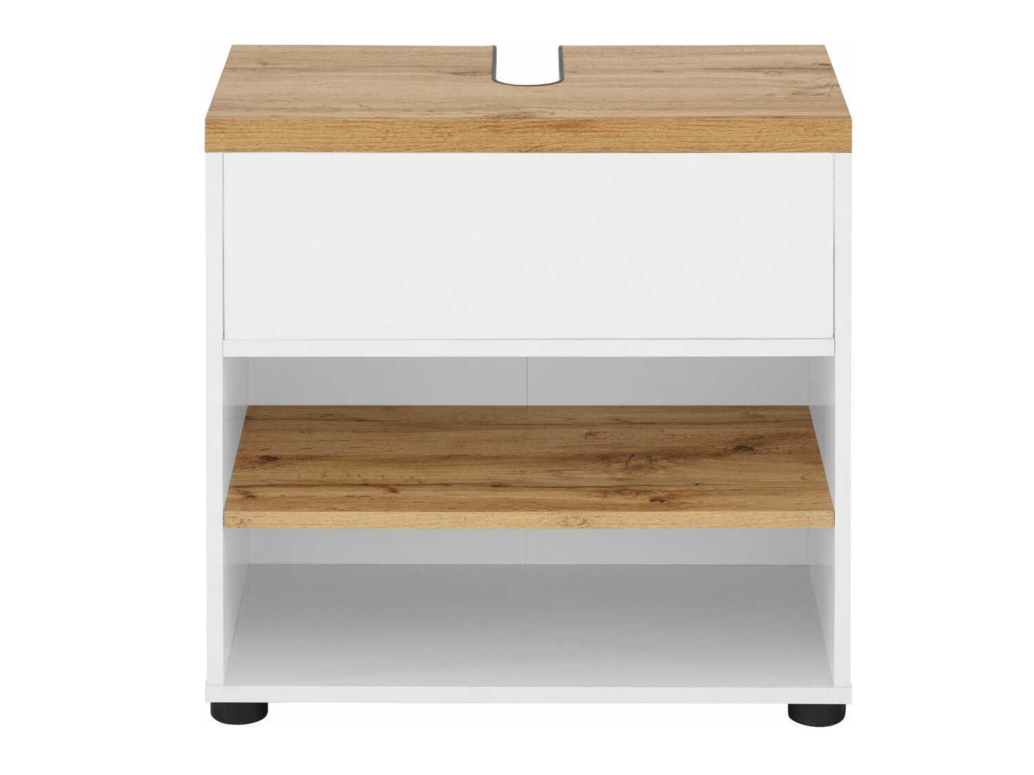Mosdó alatti szekrény Denton 840 (Fehér + Tölgy)