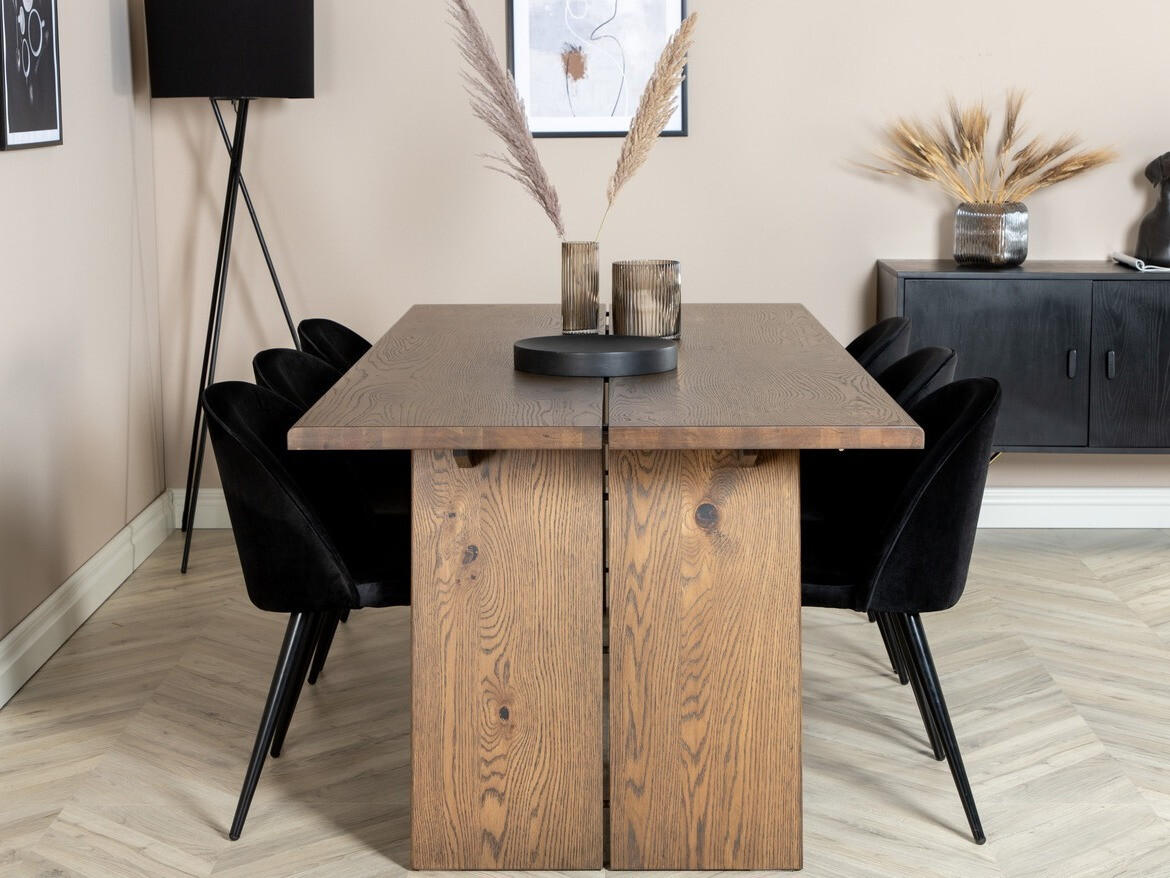 Étkezőgarnitúra Dallas 1856 (Fekete)