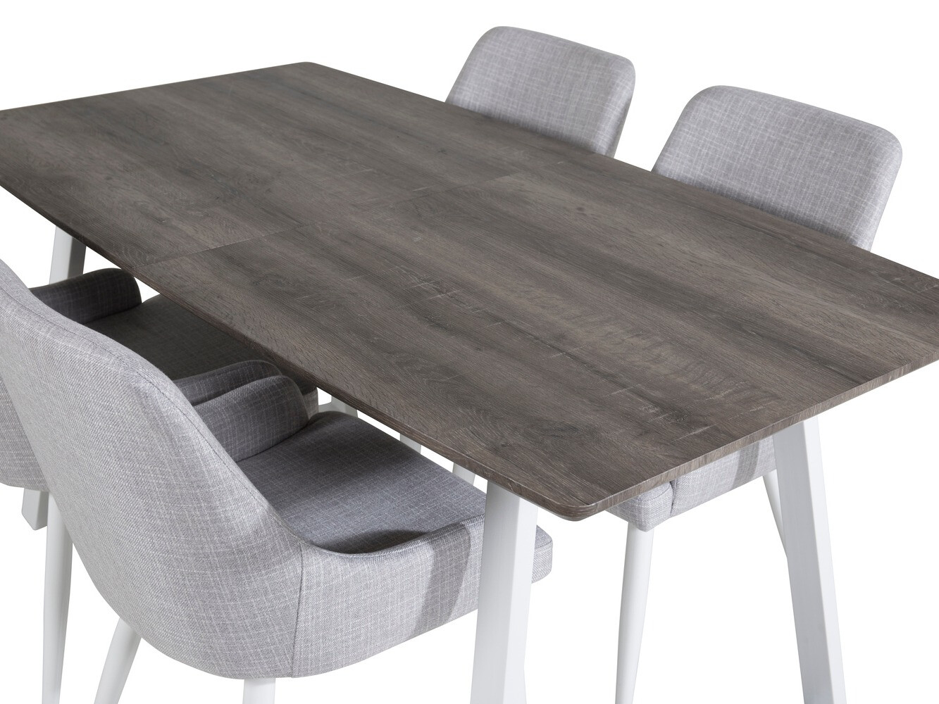 Étkezőgarnitúra Dallas 1978 (Fehér + Világosszürke)