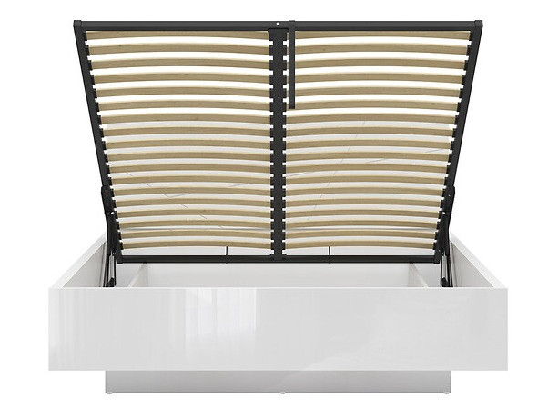 Ágy Fivale 122 (Fényes fehér + Fehér)