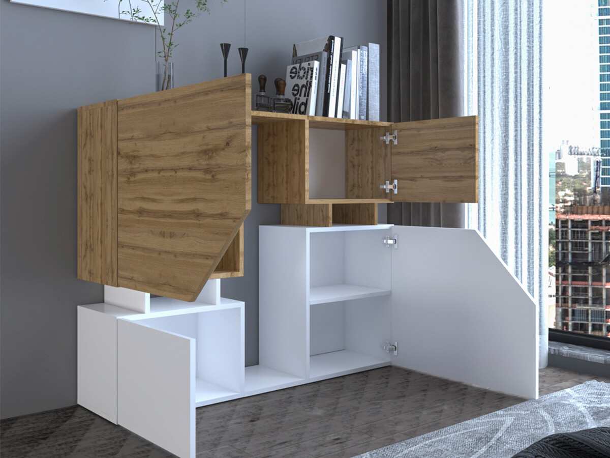 Nappali szett Comfivo Daldune 103 (Wotan tölgy + Antracit)