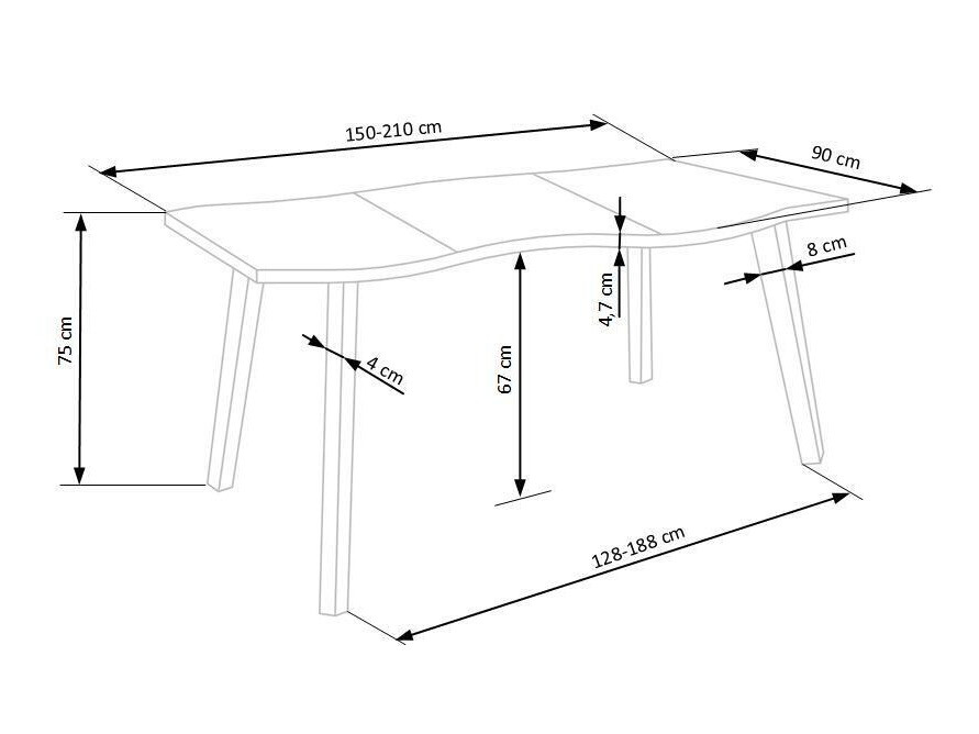 Étkezőgarnitúra Houston 719