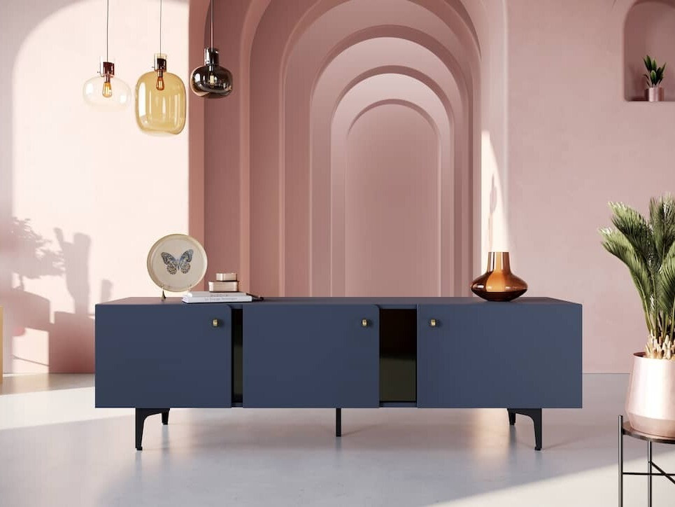 TV-állvány Fresno AF104 (Kék)