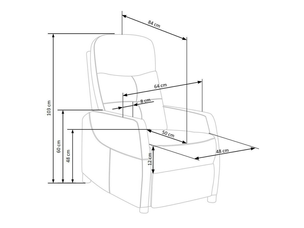 Relax fotelágy Houston 992 (Fekete)