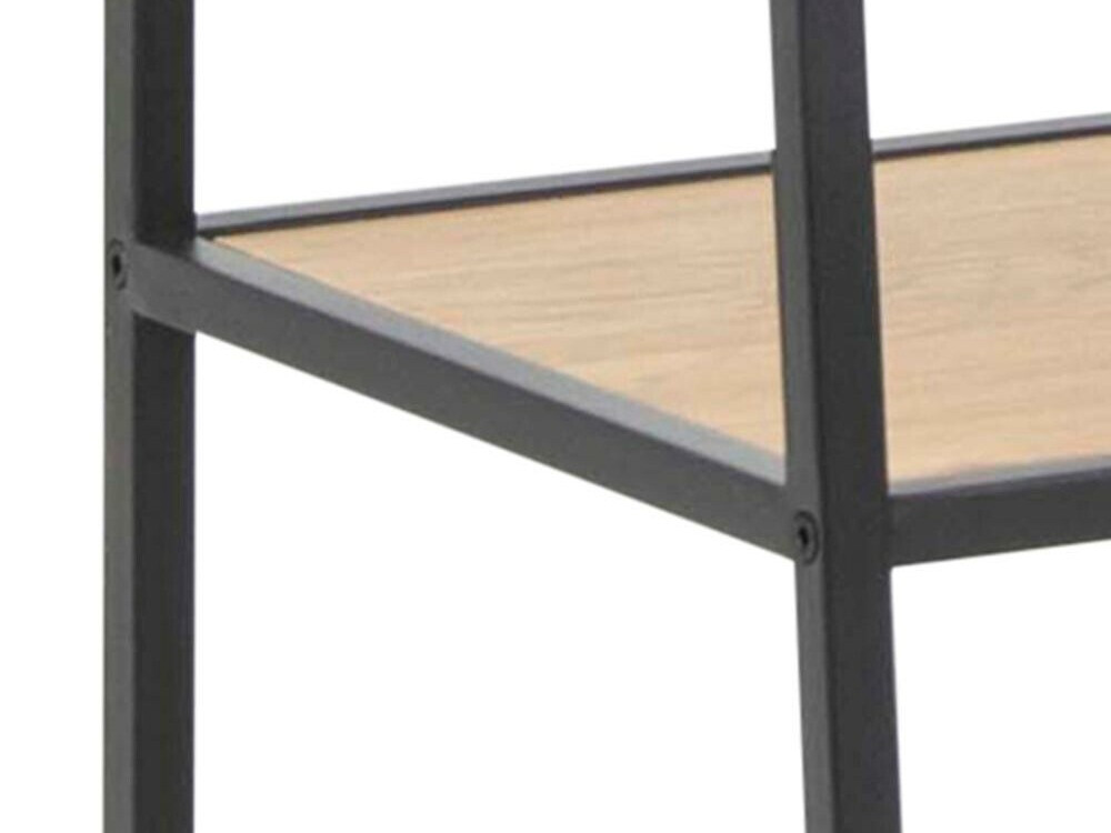 Könyvespolc Norsica Sevferi 156 (Fekete + Vad tölgy)