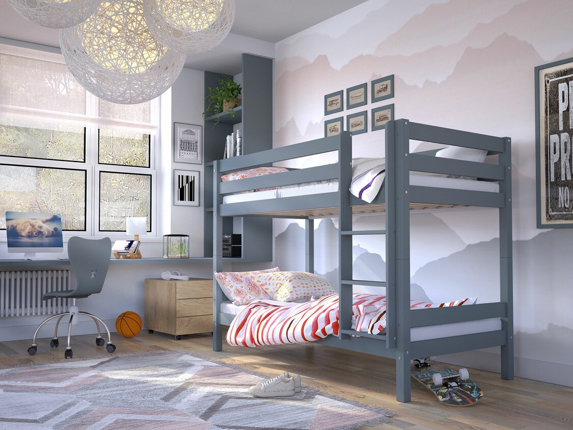 Emeletes ágy Ogden 163 (Antracit)