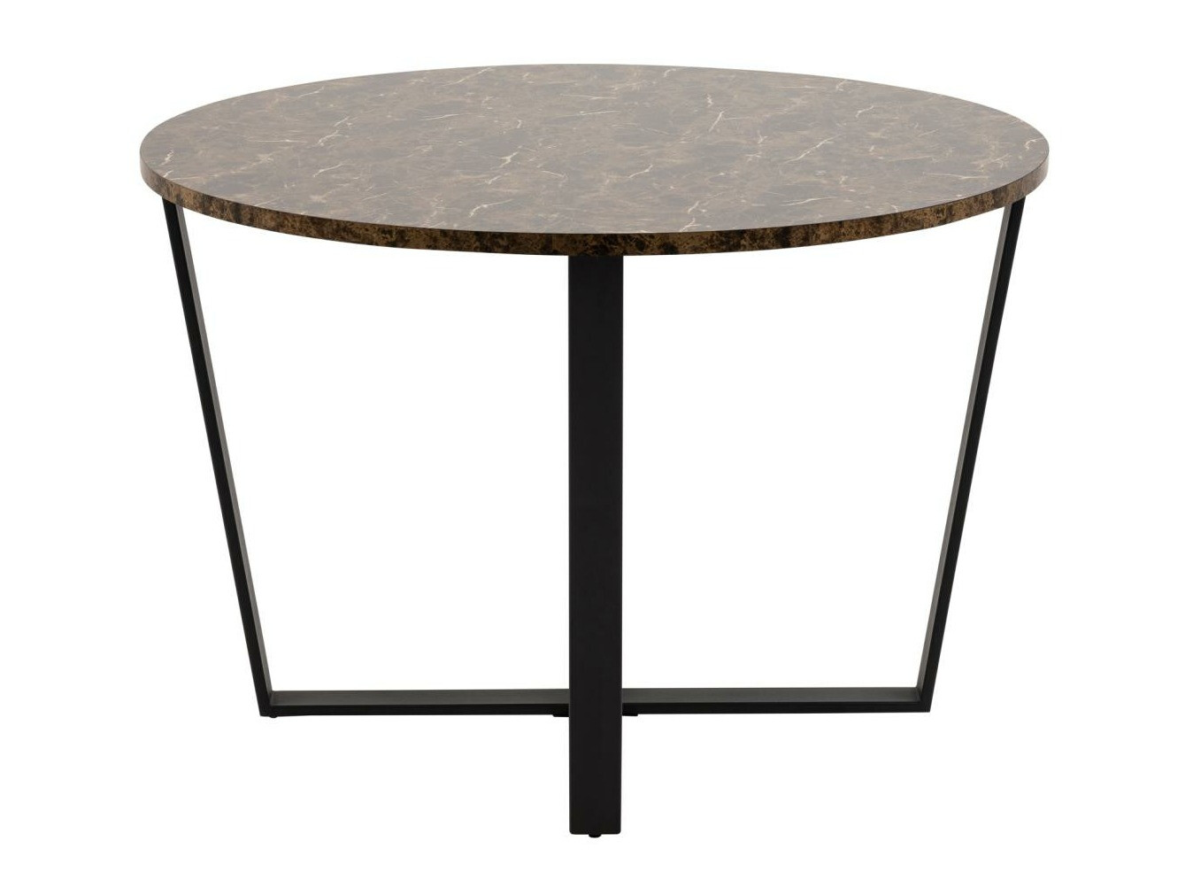 Asztal Norsica 309 (Barna márvány + Fekete)