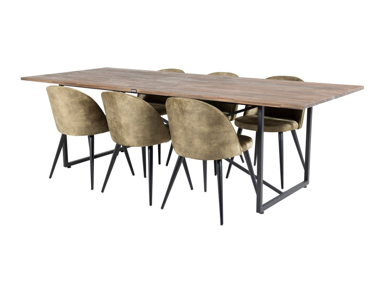 Étkezőgarnitúra Dallas 1598 (Poros zöld)