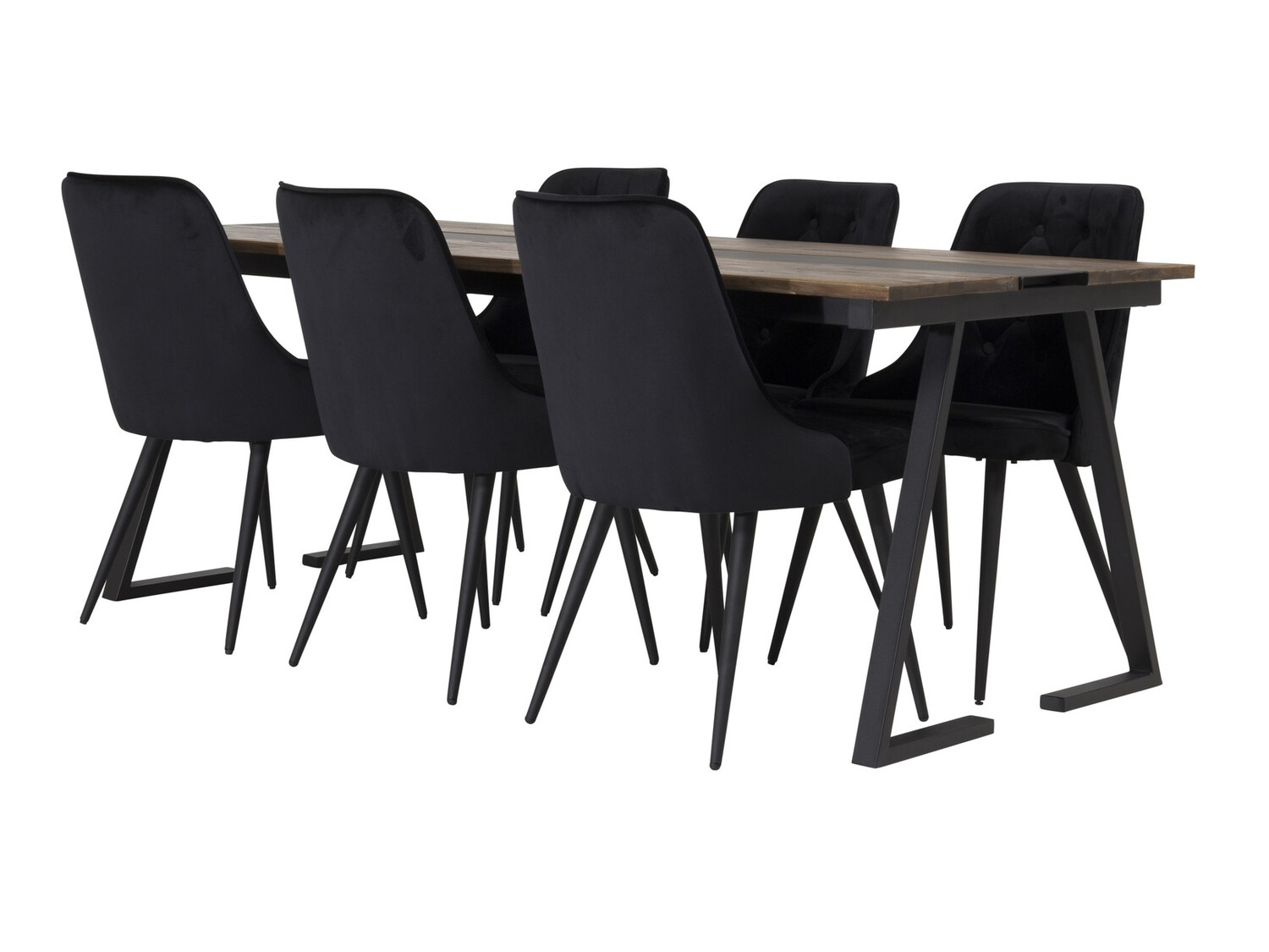 Étkezőgarnitúra Dallas 1934 (Fekete)