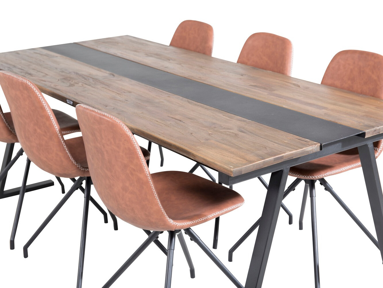 Étkezőgarnitúra Dallas 1938 (Fekete + Barna)