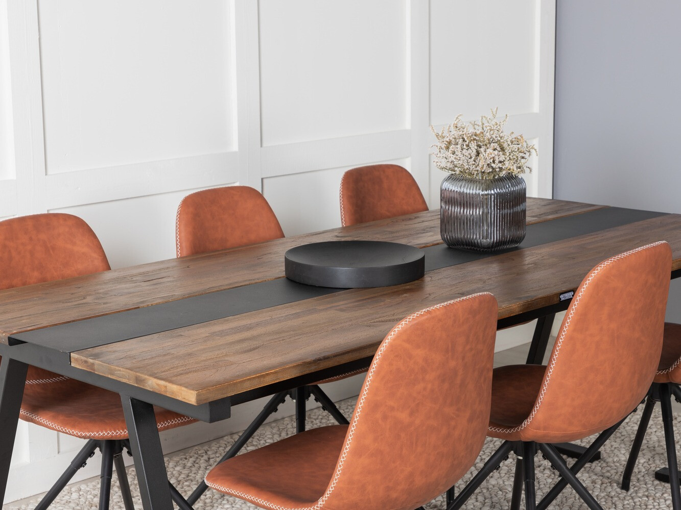 Étkezőgarnitúra Dallas 1938 (Fekete + Barna)