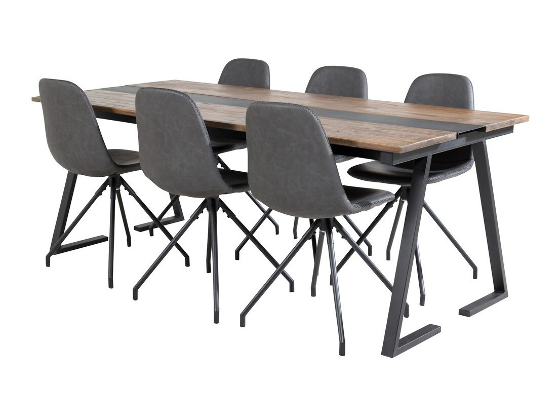 Étkezőgarnitúra Dallas 1938 (Fekete)