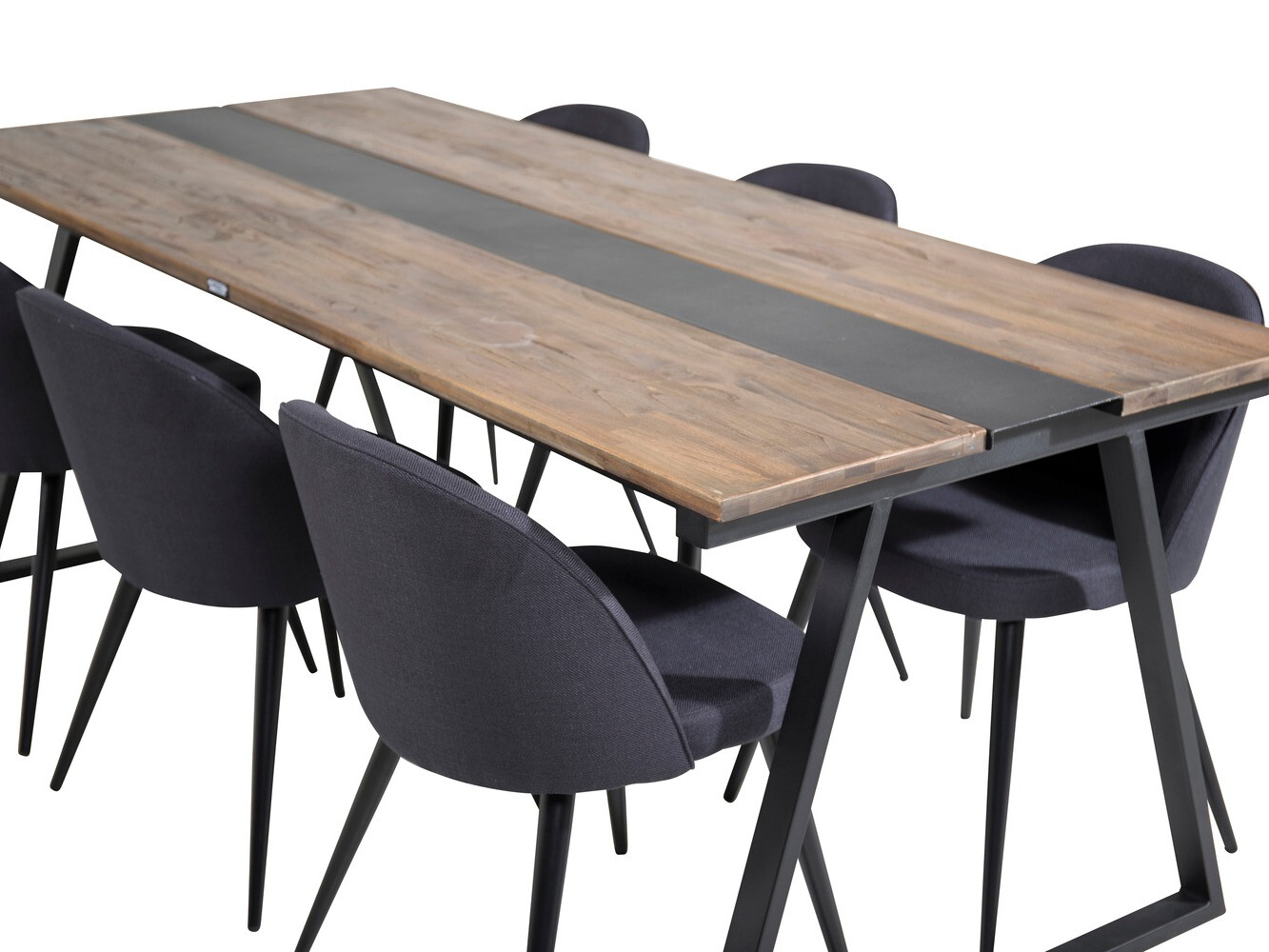 Étkezőgarnitúra Dallas 1944 (Fekete)