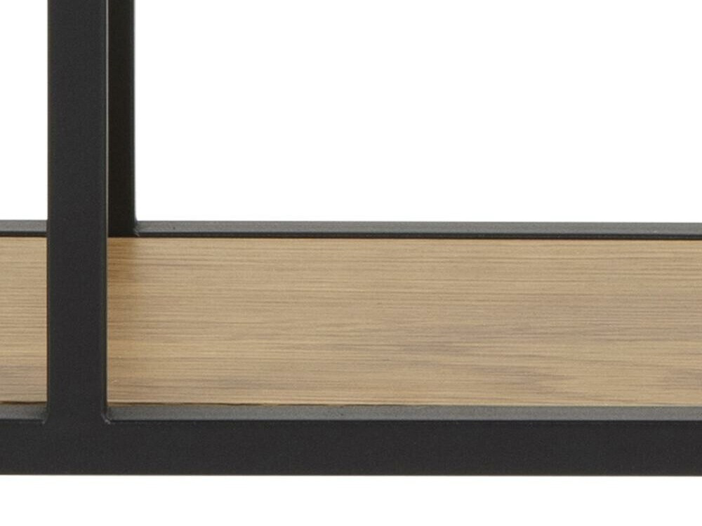 Fali polc Norsica Sevferi 144 (Vad tölgy + Fekete)